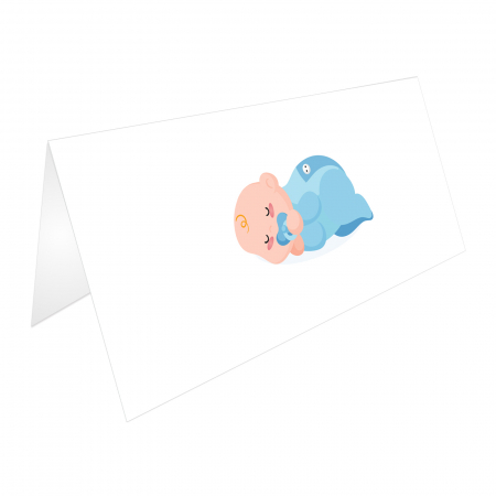 Place card - plic de bani - botez bebe baietel [3]