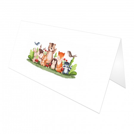 place card plic de bani animalute padure [3]