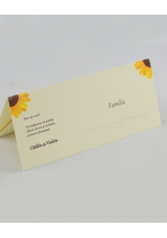 Place card nunta postcard floarea-soarelui [1]