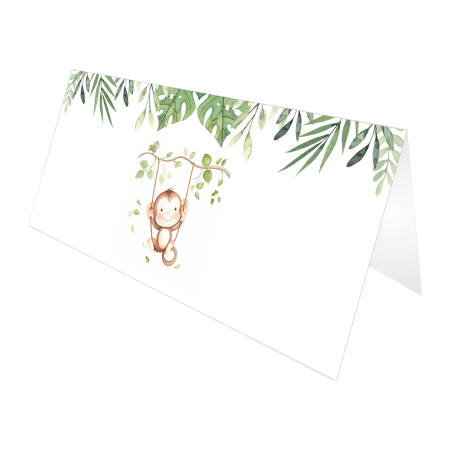 Place card si plic de bani botez safari jungle [3]