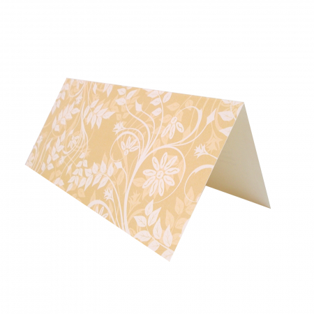 Plic de bani - place card nunta/botez model pattern floral crem [3]