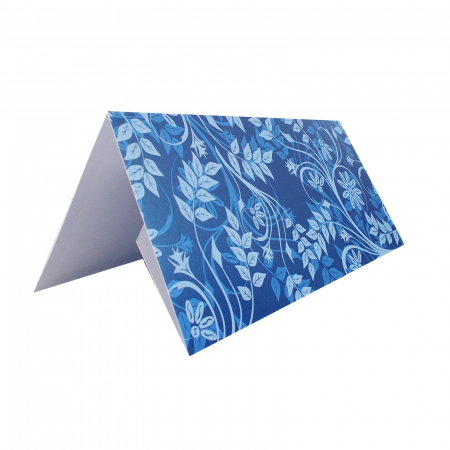 Plic de bani - place card nunta/botez model pattern floral albastru [3]