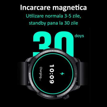 Smartwatch fitness, ecran 1,39 inch, T52 [1]