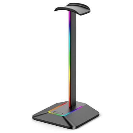 JUCARII, COPII & BEBE - Suport casti gaming NB-Z8, antiderapant, cu iluminare RGB