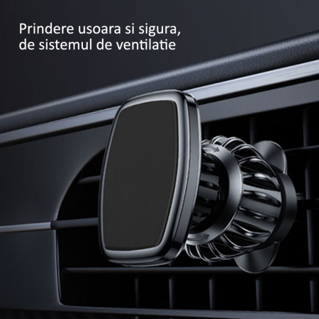 Suport telefon auto, magnetic, F3 [3]