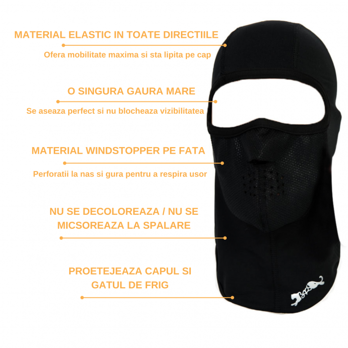 Cagula Bars Ex-guard Negru [6]