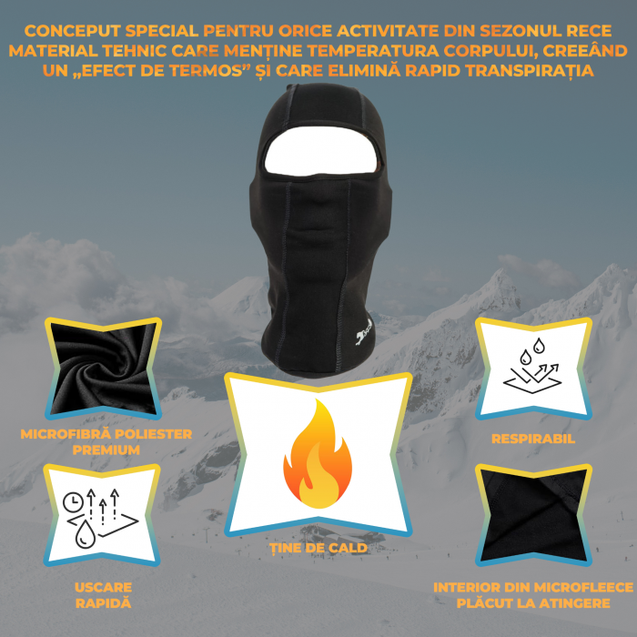 Cagula Bars Protect Negru [5]
