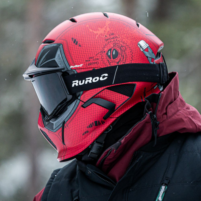 Casca Ruroc RG2-DX DEADPOOL [13]