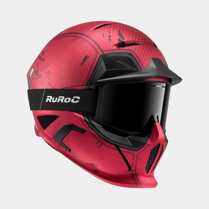 Casca Ruroc RG2-DX DEADPOOL [4]