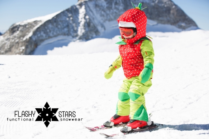 Costum schi Flashy Stars Strawberry [6]
