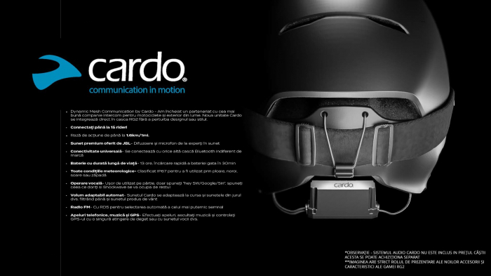 Sistem Audio RG2 CARDO SHOCKWAVE [2]