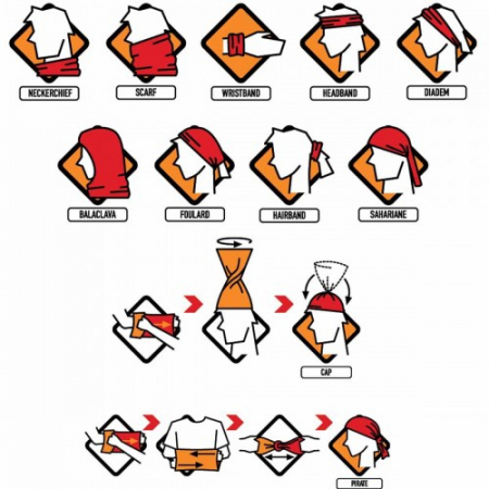 Bandana multifunctionala Bars [4]