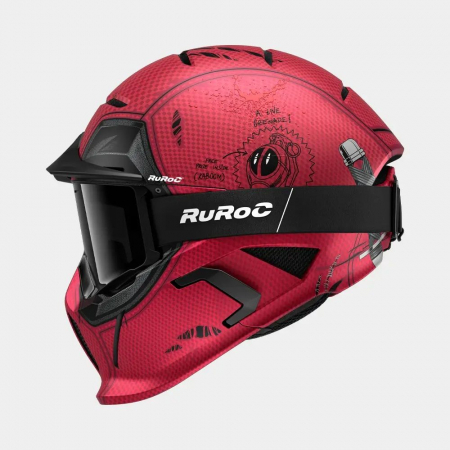 Casca Ruroc RG2-DX DEADPOOL [8]