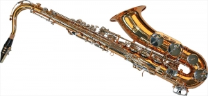 Saxofon Tenor AURIU & clape argintii Karl Glaser Saxophone Bb