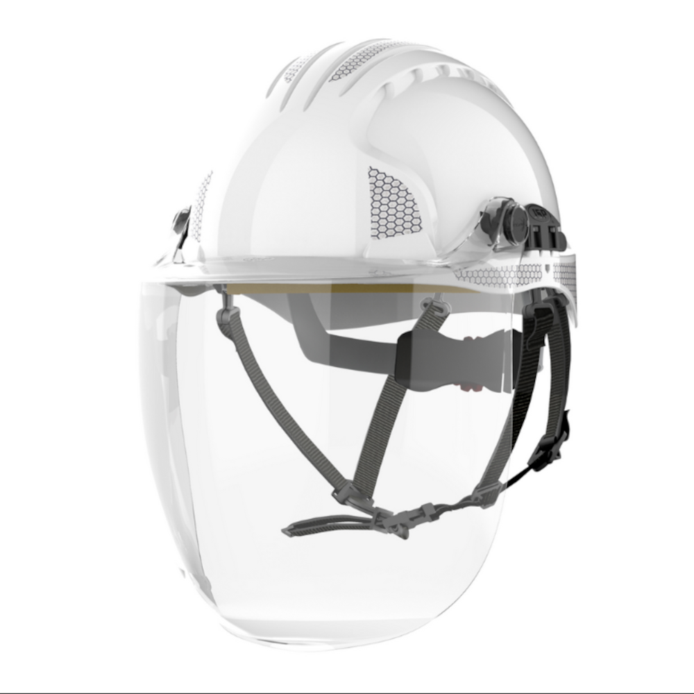 Protectia capului - Casca si viziera de protectie pentru electricieni EvoGuard®C5 Max, JSP, art.37D6 (AKE24C)