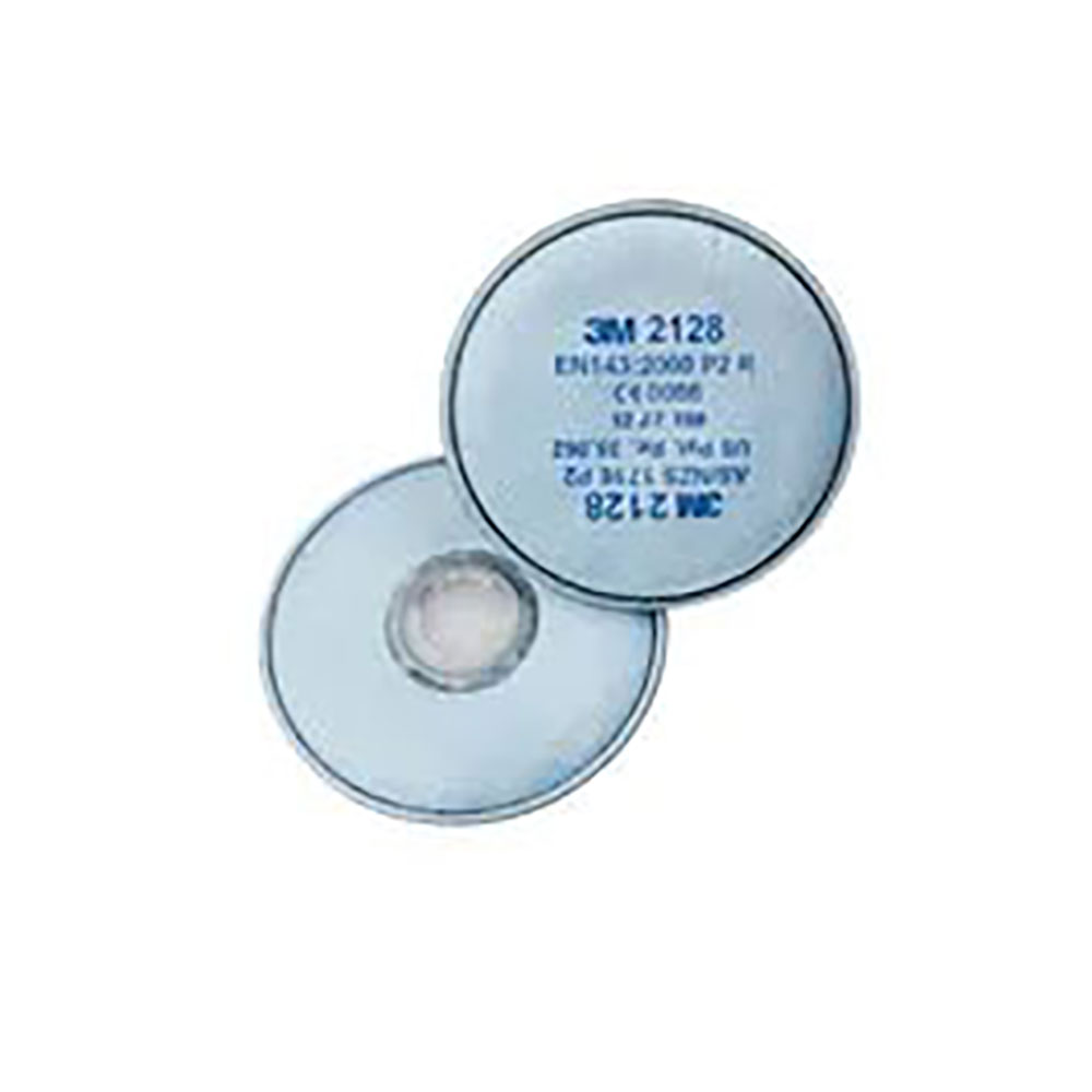 Protectie Respiratorie - Filtre de protectie respiratorie impotriva particulelor de tip P2+ carbune activ, 3M, art.6D33 (2128)