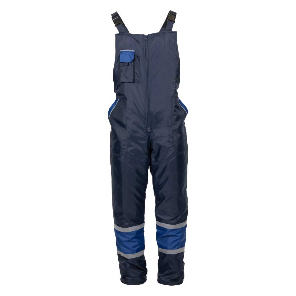 Pantaloni cu pieptar - SALOPETA DE PROTECTIE (pieptar) RISCURI MINIME IARNA ANDURA WINTER BLUE, RENANIA, ART.8B05