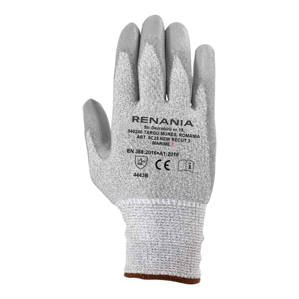 Manusi protectie mecanica NEW RECUT 3, categoria II, Renania, art. 8C25 [0]
