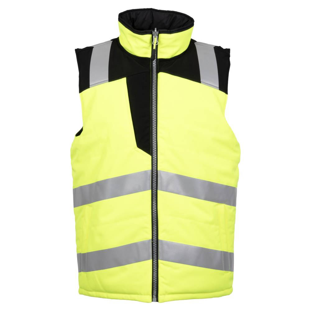 Imbracaminte - Vesta reversibila cu benzi reflectorizante protectie riscuri minime iarna New Reverso, Renania, art.3B87