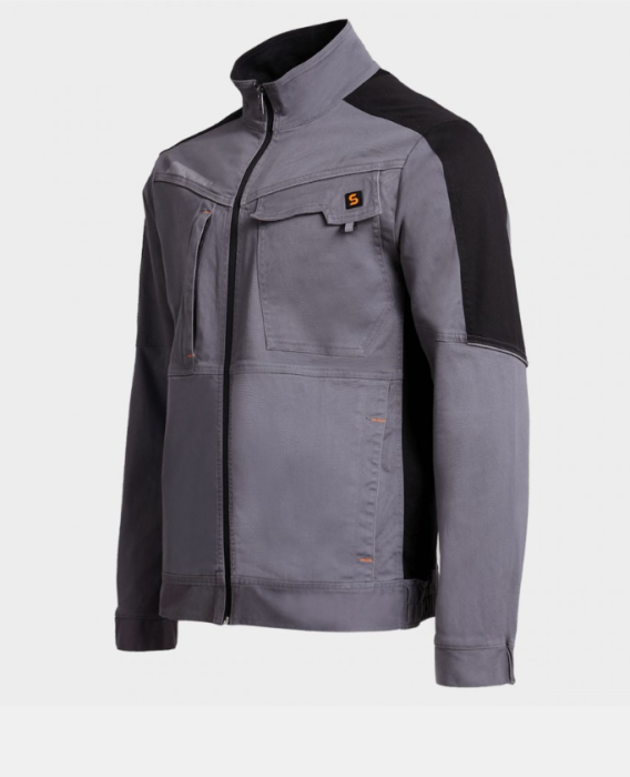 Jachetă de lucru MELBOURNE STRETCH GREY/BLACK [3]