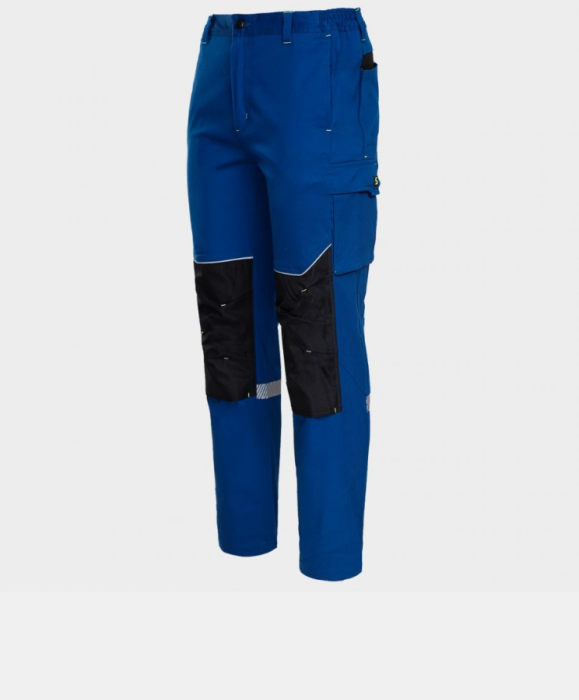 Pantaloni de lucru MELBOURNE STRETCH SPECIAL ROYAL BLUE/BLACK [3]