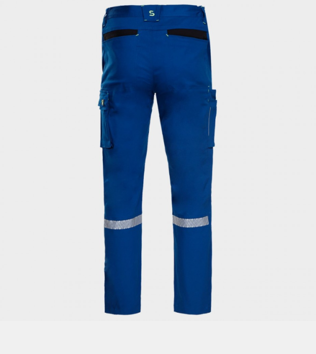 Pantaloni de lucru MELBOURNE STRETCH SPECIAL ROYAL BLUE/BLACK [2]
