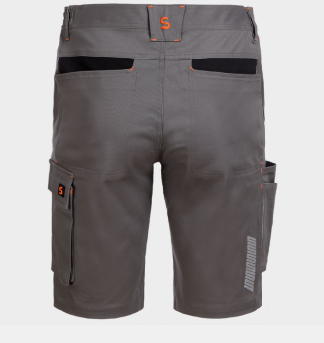 Pantaloni scurți de lucru MELBOURNE STRETCH GREY/BLACK [2]