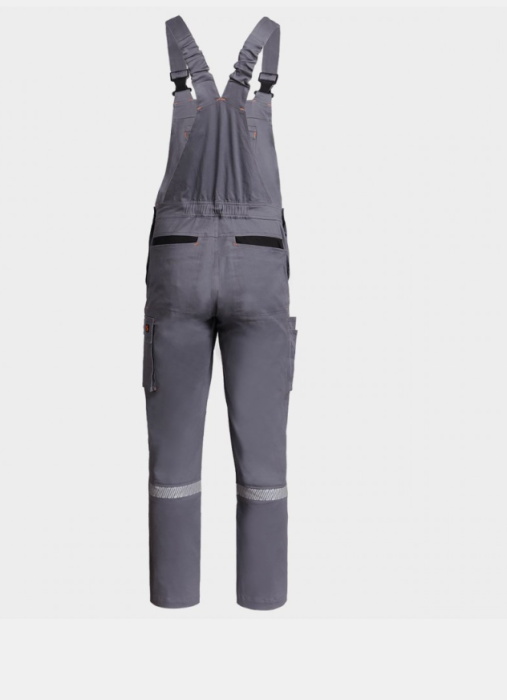 Salopetă de lucru MELBOURNE STRETCH GREY/BLACK [2]
