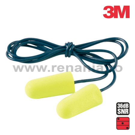 Antifoane - Antifoane interne de unica utilizare cu snur Ear Soft, 3M, art.D140 (2631SO)
