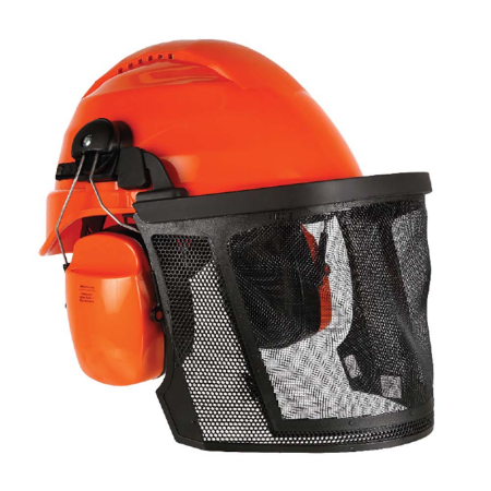 Casti - Casca, antifoane si viziera de protectie in domeniul forestier Kit Oak Forestry, Rockman, art.34D8