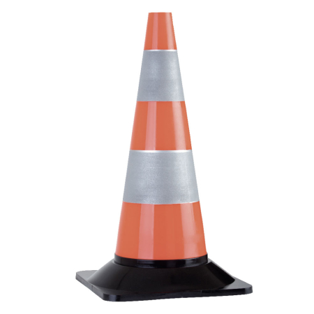 Semnalizare rutiera - Con de semnalizare h:50 cm baza:27 cm 640 g, art.T168