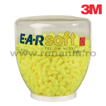 Antifoane - Dispenser pentru antifoane interne de unica utilizare Ear Soft, 3M, art.D154 (2634plus)
