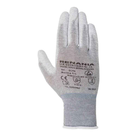 Manusi - Manusi de protectie mecanica Safetouch ESD-Palm categoria II, Renania, art.4C70 (3C30-2c94)