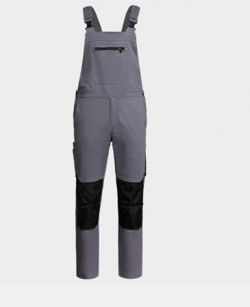 Pantaloni - Salopetă de lucru MELBOURNE STRETCH GREY/BLACK