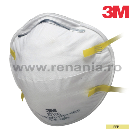 Protectie Respiratorie - Semimasca de protectie respiratorie tip cupa FFP1, 3M, art.1D37 (8710)
