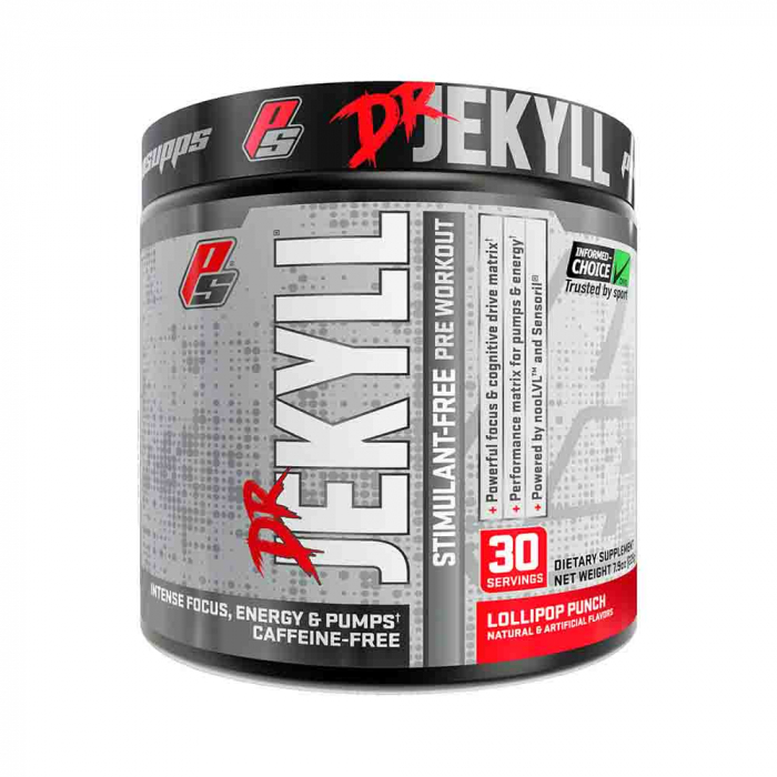 Dr. Jekyll PreWorkout fara cafeina, ProSupps, 255g