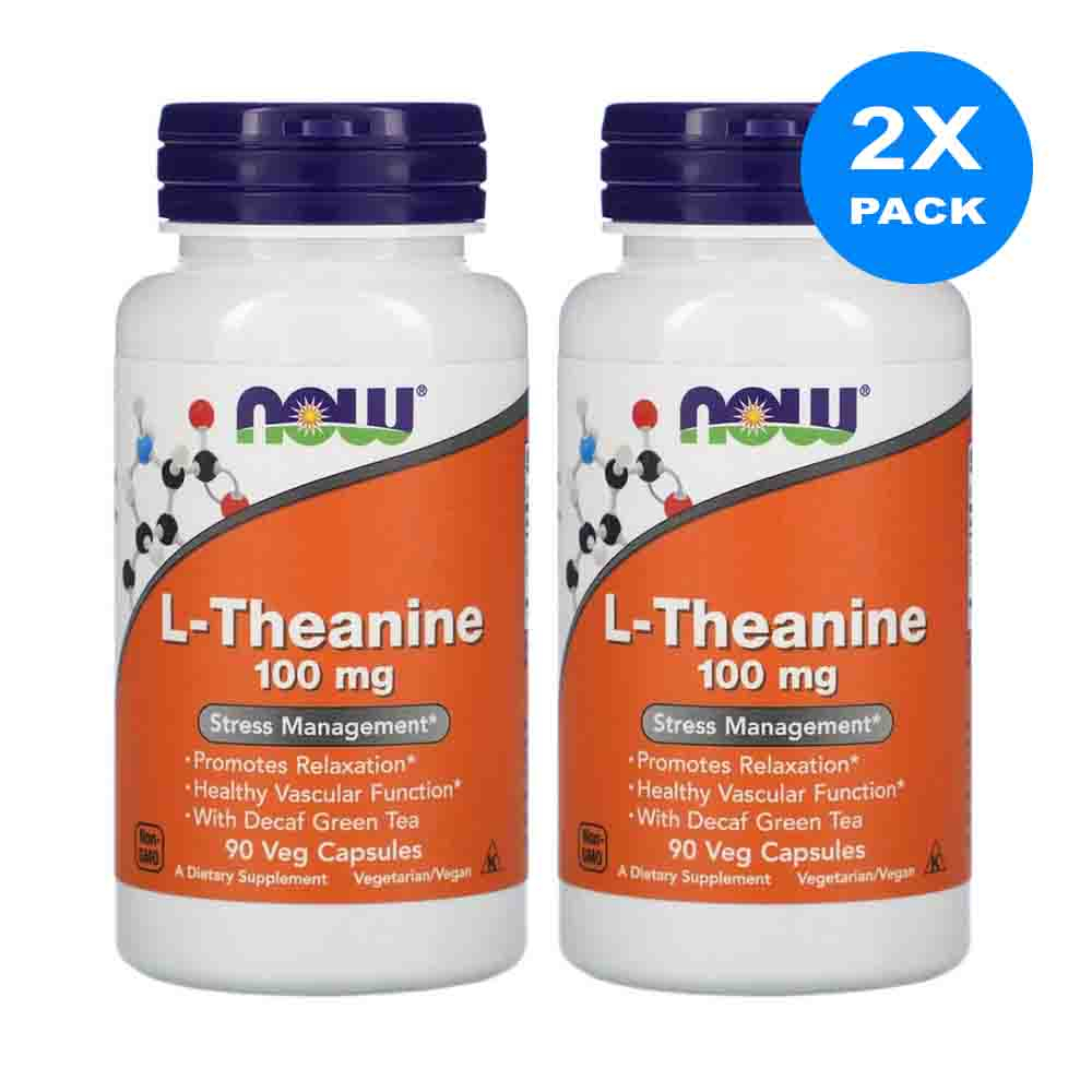 LTheanine with Decaf Green Tea, 100mg, Now Foods