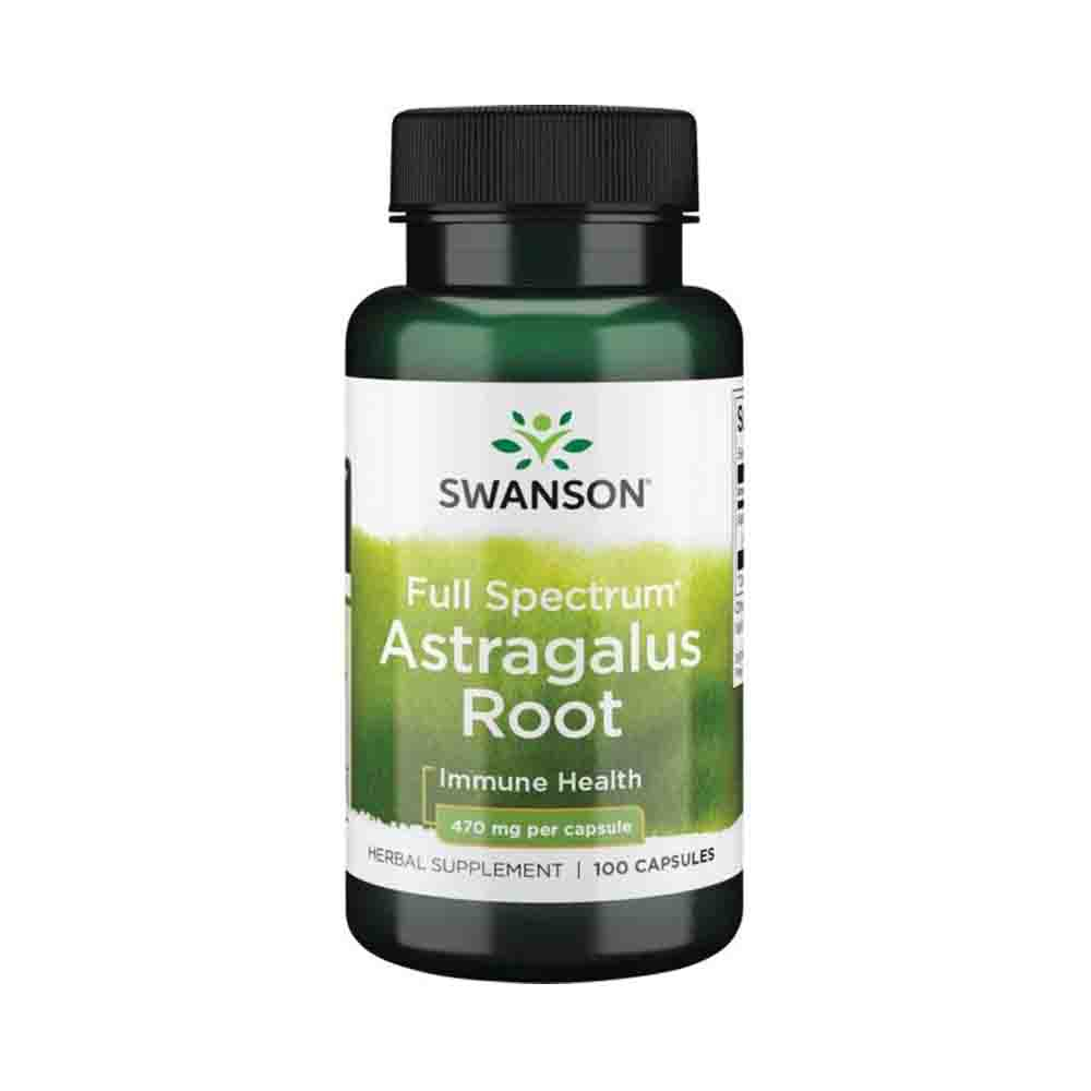 Astragalus Root Full Spectrum, 470mg, Swanson, 100 capsule