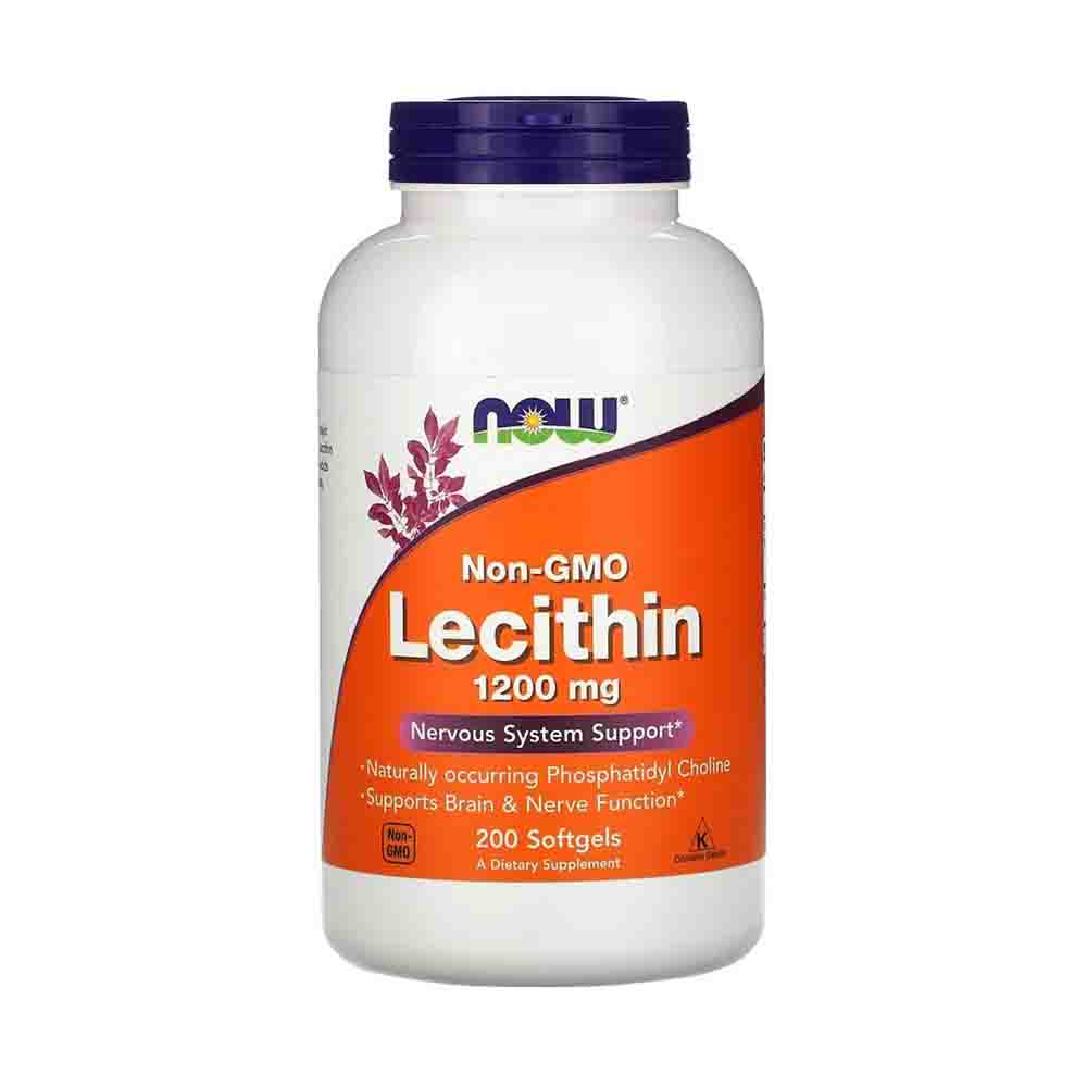 Lecitina (Lecithin) 1200mg, Now Foods, 100 softgels