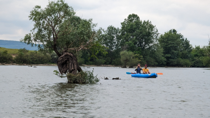 Cu caiacul pe Ostrovul Moldova Veche! [9]