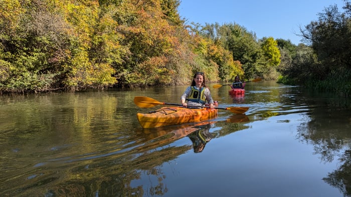 Feerie de toamnă: cu caiacul pe Bega Sălbatică [3]