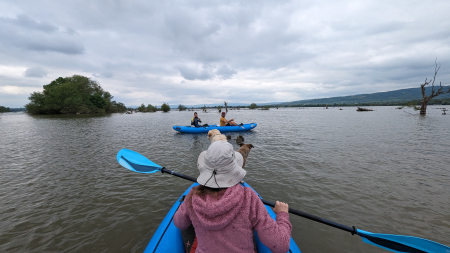 Martie - Cu caiacul pe Ostrovul Moldova Veche!