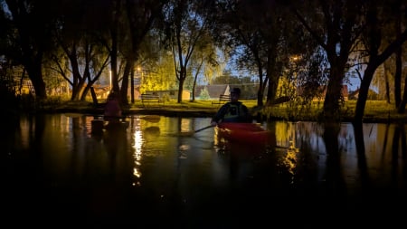 Kayaking - Lună plină cu caiacul pe Bega