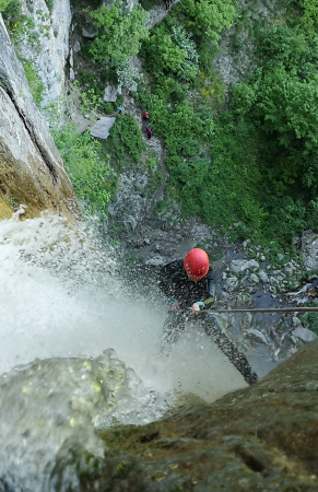 Canyoning cascada Vânturătoarea [2]