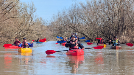 Vestitorii primăverii! Cu caiacul pe Bega sălbatică [8]