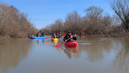 Vestitorii primăverii! Cu caiacul pe Bega sălbatică [7]
