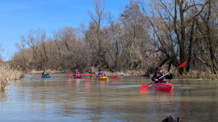 Vestitorii primăverii! Cu caiacul pe Bega sălbatică [6]